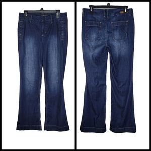 Anthropologie Level 99 Wide Leg Jeans